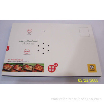 voice recordable postcard